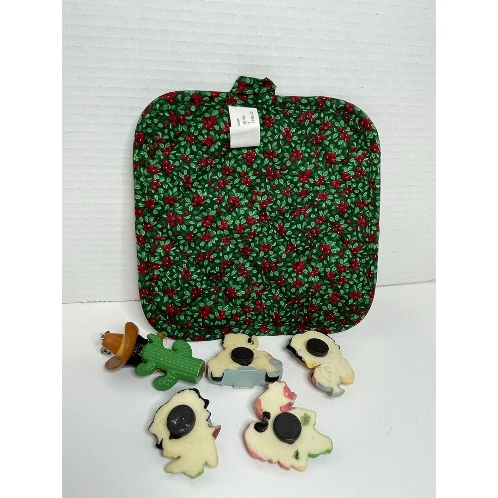 Betty Boop Lot 4 3D Refrigerator Magnet Cactus Keychain 1994 Pot Holder Vintage